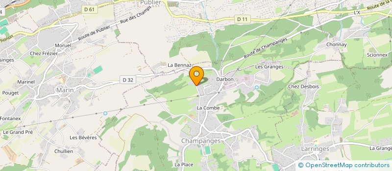 localisation de l'entreprise SARL MOUGEY à CHAMPANGES