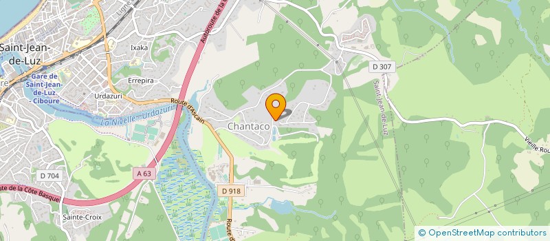 localisation de l'entreprise SARL MOUGUI  SAINT-JEAN-DE-LUZ