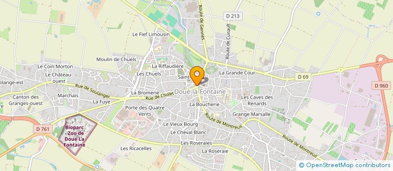 localisation de l'entreprise SARL MOUILLIEN à DOUE-EN-ANJOU