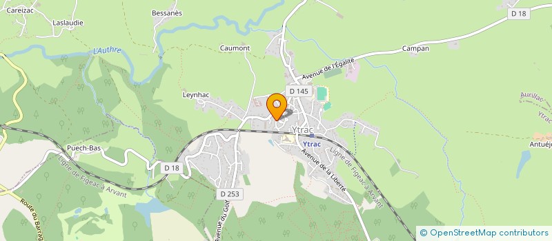localisation de l'entreprise SARL MOULENE ET FILS à YTRAC