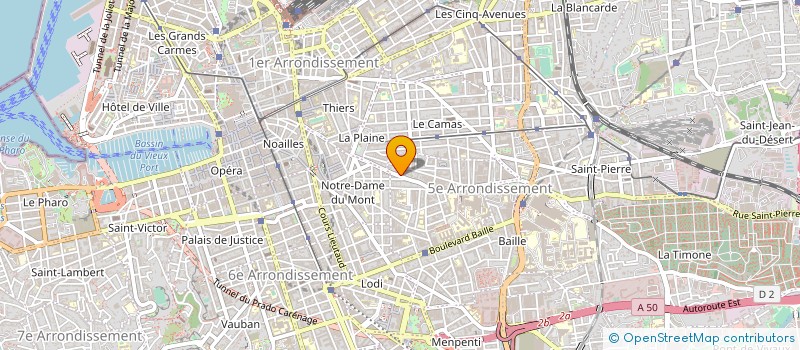localisation de l'entreprise SARL MOULET à MARSEILLE