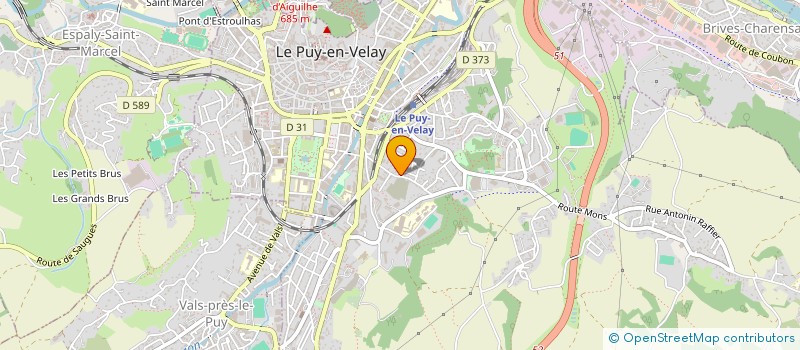 localisation de l'entreprise SARL MOULEYRE ET FILS  LE PUY-EN-VELAY