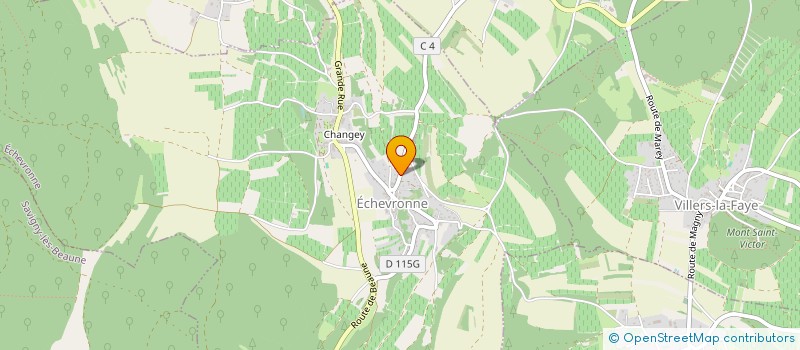 localisation de l'entreprise SARL MOULIN DE MEURSAULT  ECHEVRONNE