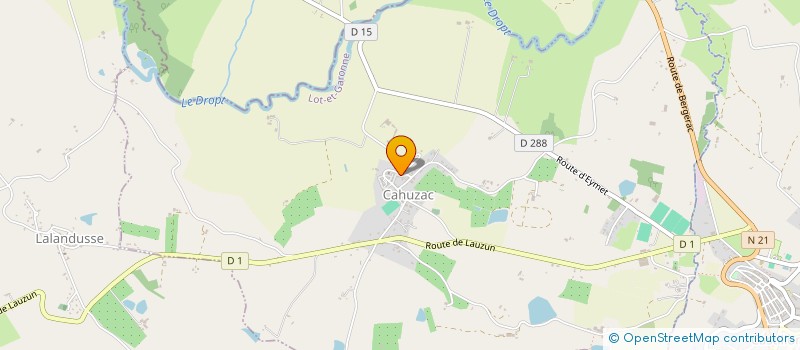 localisation de l'entreprise SARL MOULIN DU GRAND AUQUE  LALANDUSSE