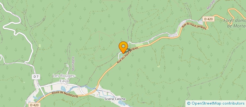 localisation de l'entreprise SARL MOULIN FRANCK  LES ROUGES-EAUX