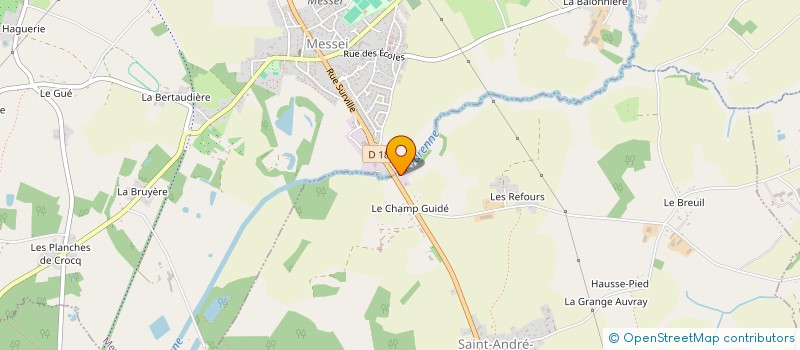 localisation de l'entreprise SARL MOULIN NICOLAS à SAINT ANDRE DE MESSEI