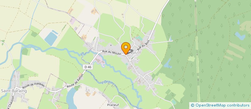 localisation de l'entreprise SARL MOULIN TARON  CHAUSSIN