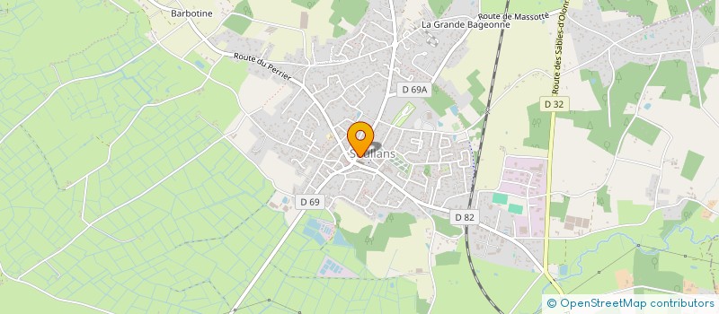 localisation de l'entreprise SARL MOULINEAU à SOULLANS