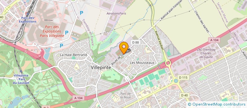 localisation de l'entreprise SARL MOUMALAKUM à VILLEPINTE