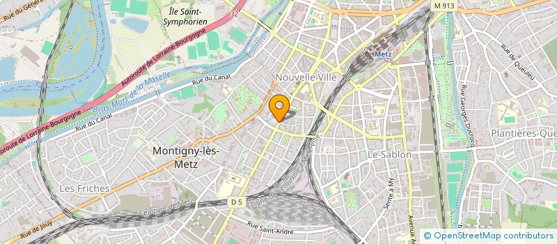 localisation de l'entreprise SARL MOUNIER à METZ