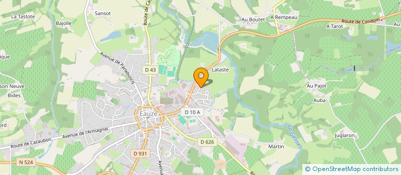 localisation de l'entreprise SARL MOURE à EAUZE