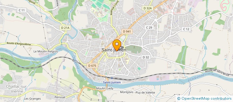 localisation de l'entreprise SARL MOURGUET à SAINT-JUNIEN