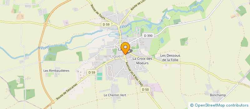 localisation de l'entreprise SARL MOUROT FRANCOIS  LIGUEIL