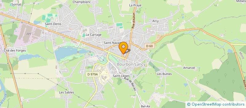 localisation de l'entreprise SARL MOUROT-PROISY à BOURBON-LANCY