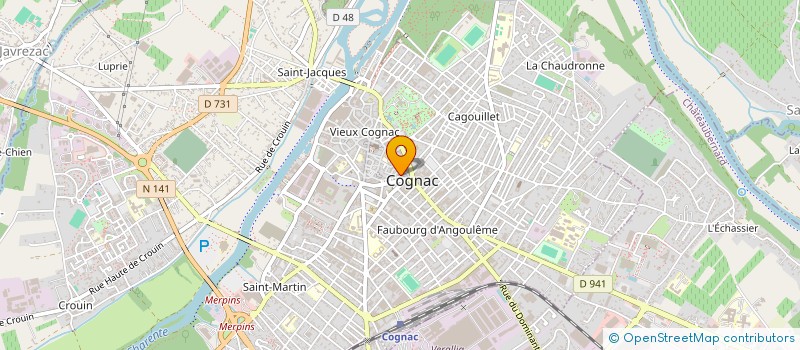 localisation de l'entreprise SARL MOUSTACHE à COGNAC
