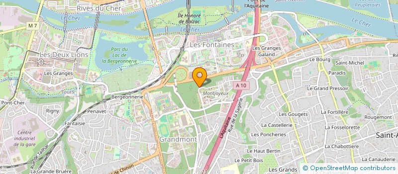 localisation de l'entreprise SARL MOUTAPAM  TOURS