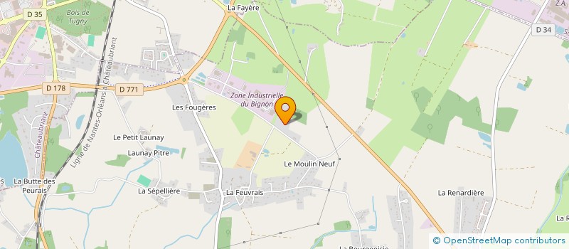 localisation de l'entreprise SARL MOUTEL à ERBRAY