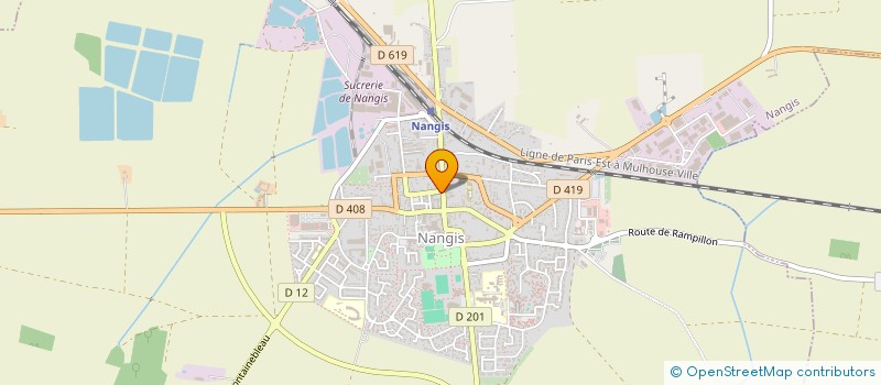 localisation de l'entreprise SARL MOUTIER à NANGIS