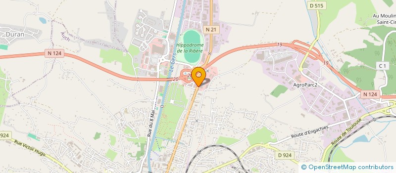 localisation de l'entreprise SARL MOVIA  AUCH