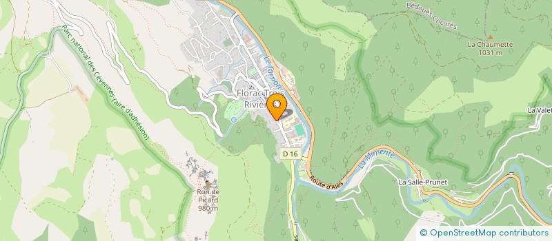 localisation de l'entreprise SARL MP  FLORAC TROIS RIVIERES
