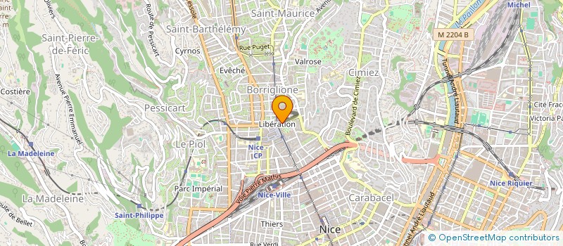 localisation de l'entreprise SARL MP BATIMENT à NICE