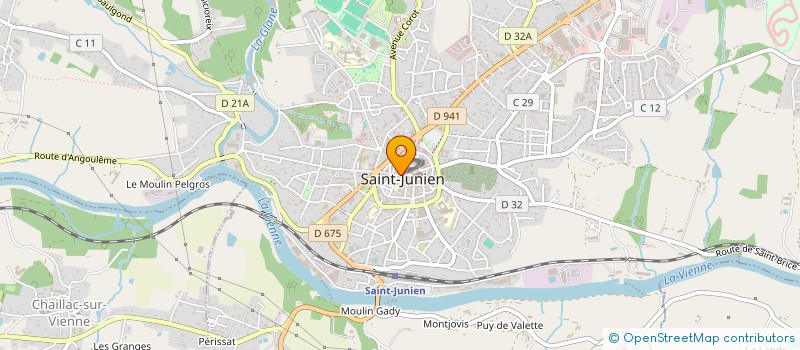 localisation de l'entreprise SARL MP BOUTIQUE à SAINT-JUNIEN