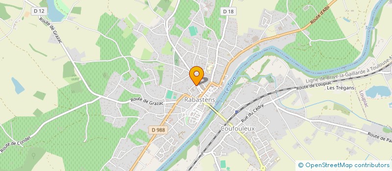 localisation de l'entreprise SARL MP COMMERCE à RABASTENS