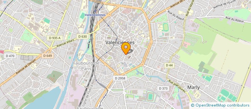 localisation de l'entreprise SARL MP COMMUNICATION à VALENCIENNES