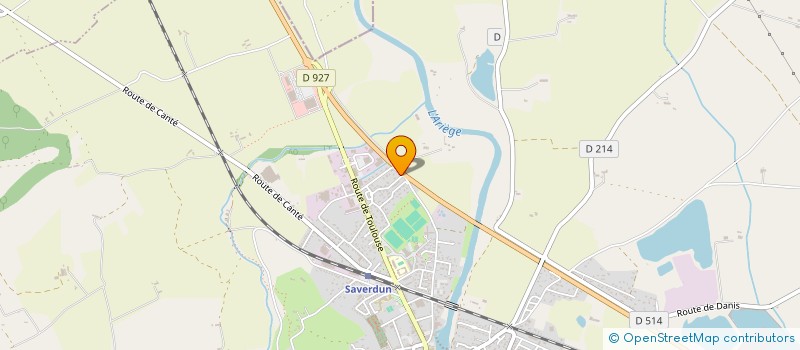 localisation de l'entreprise SARL MP RENOV à SAVERDUN