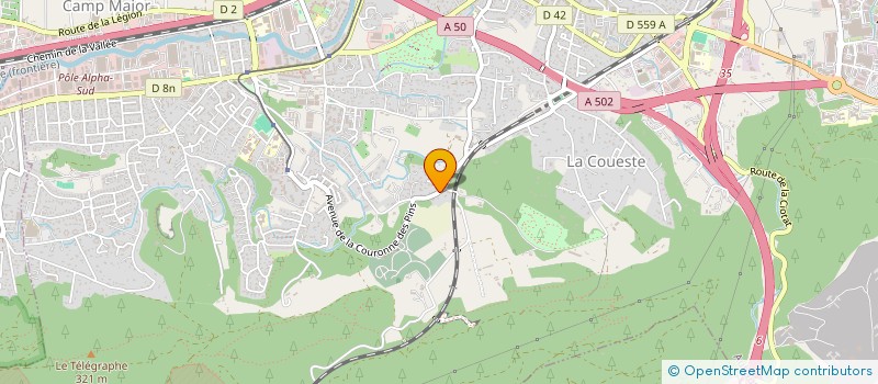 localisation de l'entreprise SARL MPB  AUBAGNE