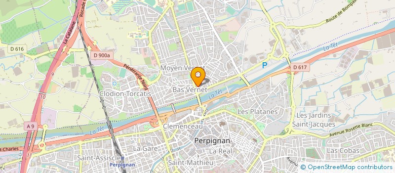 localisation de l'entreprise SARL MPM à PERPIGNAN