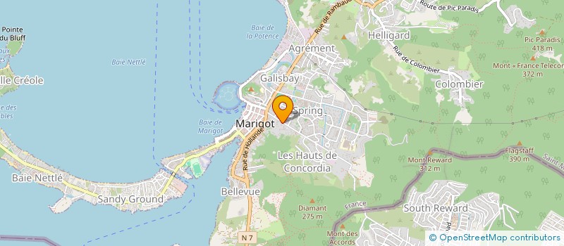 localisation de l'entreprise SARL MQAN  SAINT MARTIN