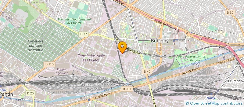 localisation de l'entreprise SARL MRC  BOBIGNY