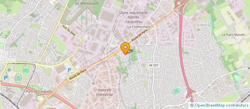 localisation de l'entreprise SARL MS à NANTES