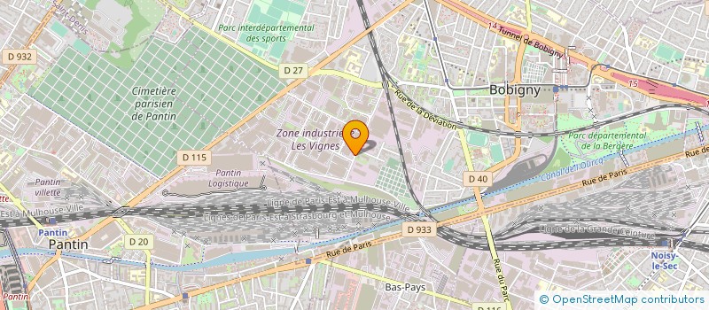 localisation de l'entreprise SARL MSA à BOBIGNY