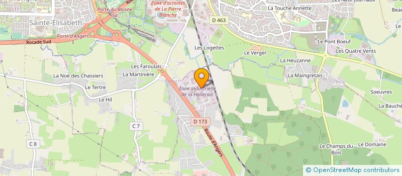 localisation de l'entreprise SARL MSI à VERN-SUR-SEICHE