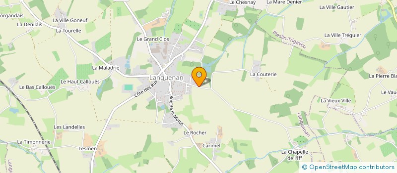 localisation de l'entreprise SARL MSM à LANGUENAN