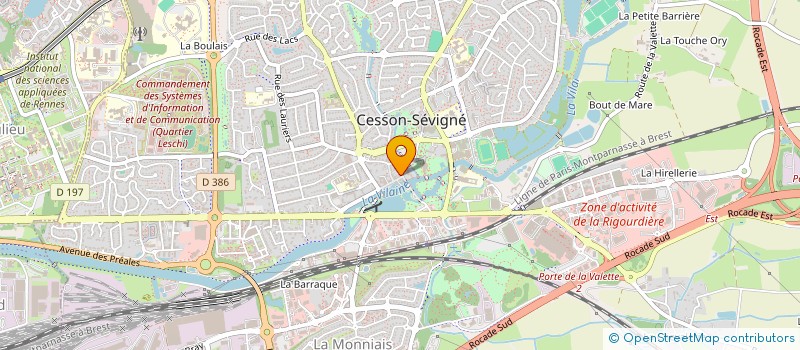 localisation de l'entreprise SARL MSP  CESSON-SEVIGNE