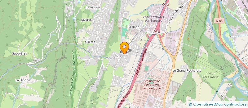 localisation de l'entreprise SARL MT AGENCEMENTS à VARCES-ALLIERES-ET-RISSET