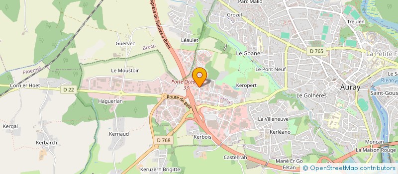 localisation de l'entreprise SARL MT CREA  PLUNERET