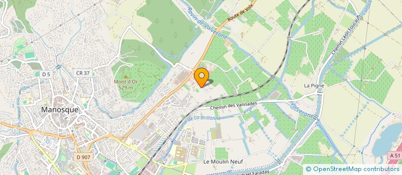 localisation de l'entreprise SARL MTCE à MANOSQUE