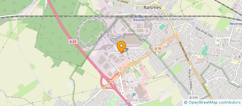 localisation de l'entreprise SARL MTD  PETITE-FORET