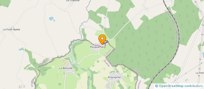 localisation de l'entreprise SARL MTEM à EGUZON-CHANTOME