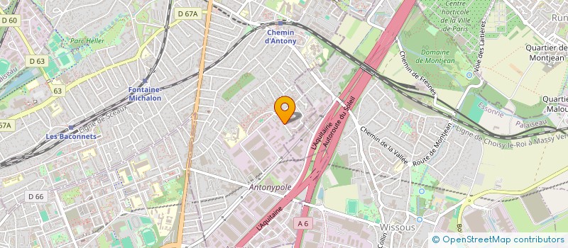 localisation de l'entreprise SARL MTM à ANTONY