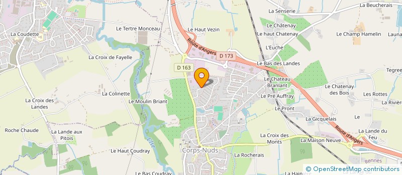 localisation de l'entreprise SARL MTS  CORPS-NUDS