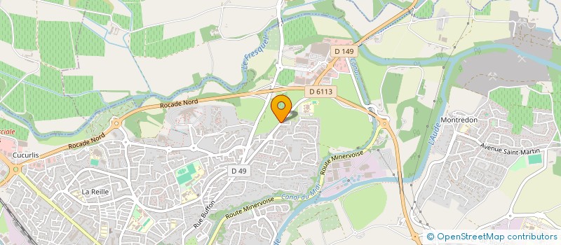 localisation de l'entreprise SARL MUCCIA  CARCASSONNE