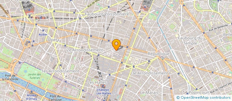 localisation de l'entreprise SARL MUGUET MODE  PARIS