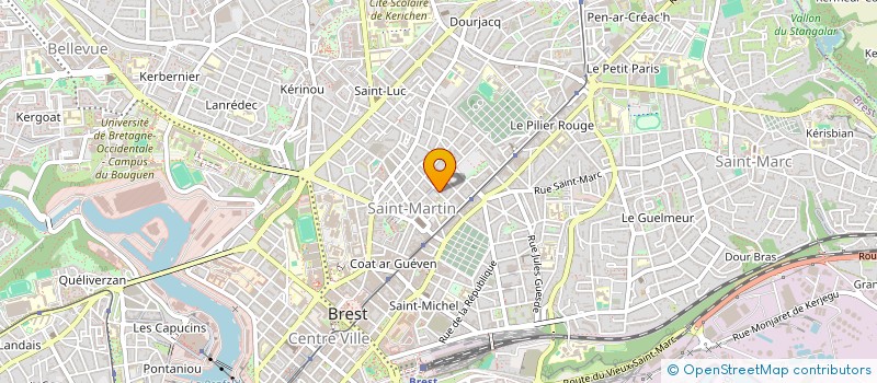 localisation de l'entreprise SARL MULLER à BREST