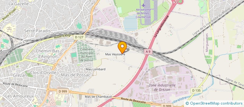 localisation de l'entreprise SARL MULTI-COFFRAGES  NIMES