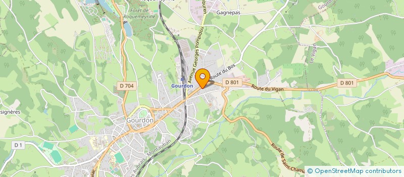 localisation de l'entreprise SARL MULTI CONFORT SERVICE à GOURDON